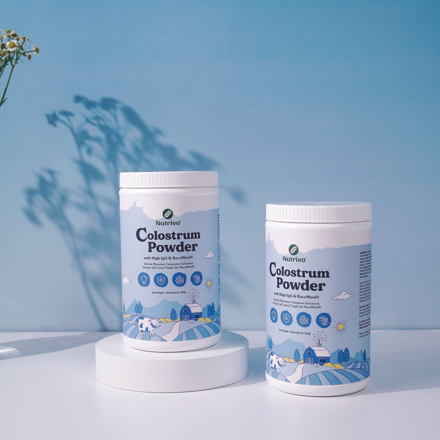Colostrum Powder with High IgG & BacoMind 500g