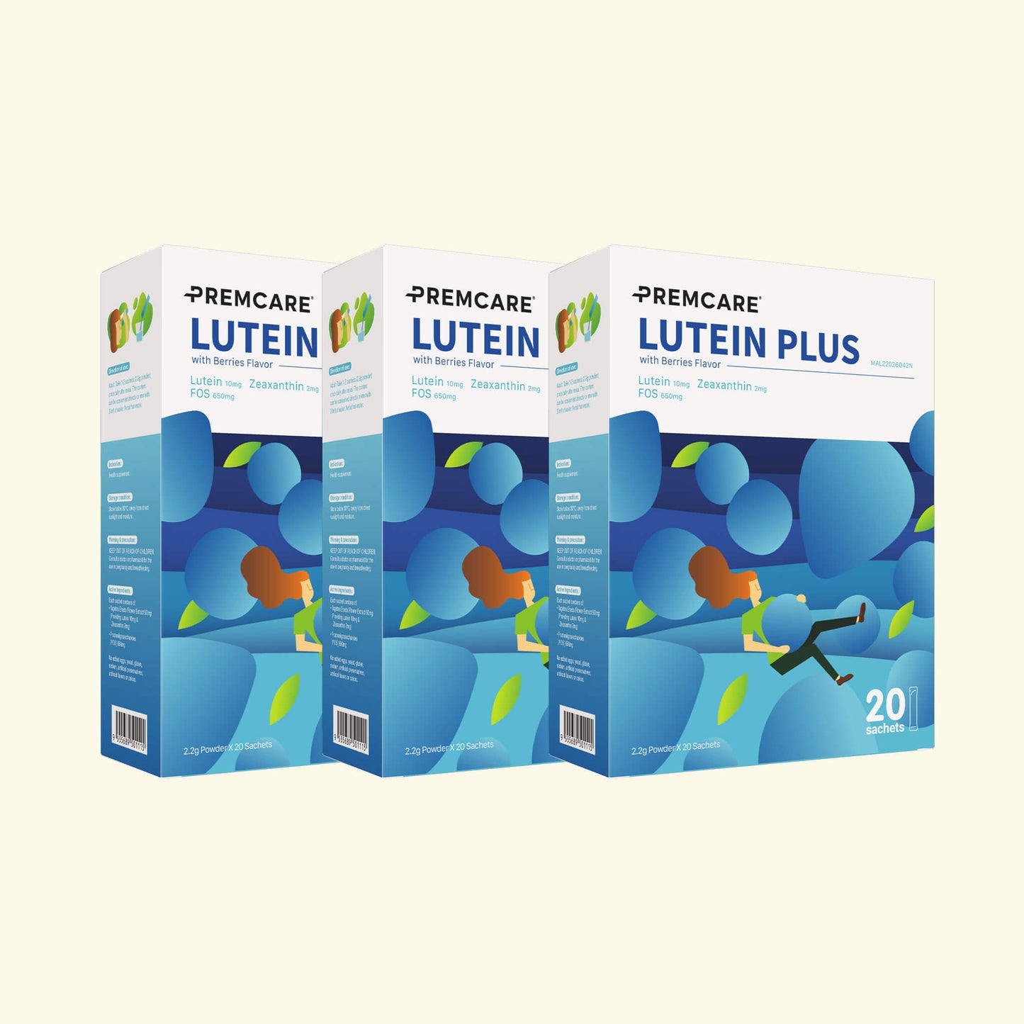 PREMCARE Lutein Plus 2.2g x 20s