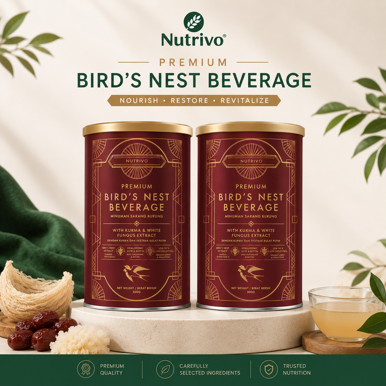 Premium Bird's Nest Beauty Beverage 500g