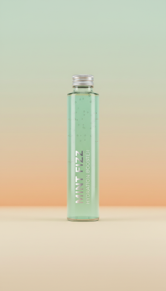 Mint fizz hydration booster bottle