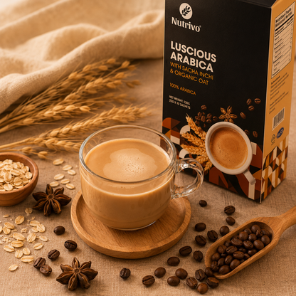 Luscious Premix Coffee Arabica with Sacha Inchi & Organic Oat 25g x 15s
