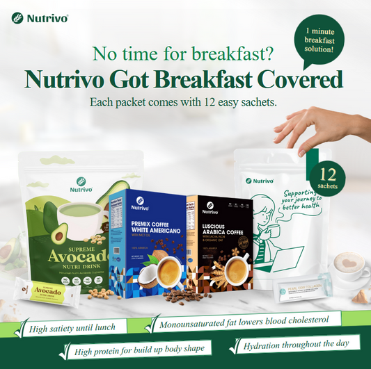 Nutrivo Breakfast Choice | As low as RM2.9/day!