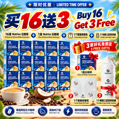 Keto Premix Coffee White Americano with MCT Oil 21g x 12s