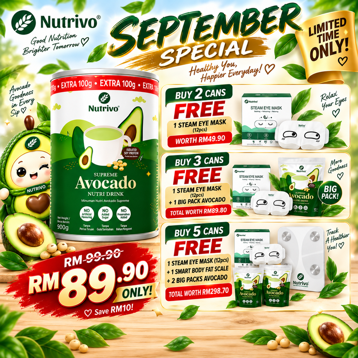 Supreme Avocado Nutri Drink 900g