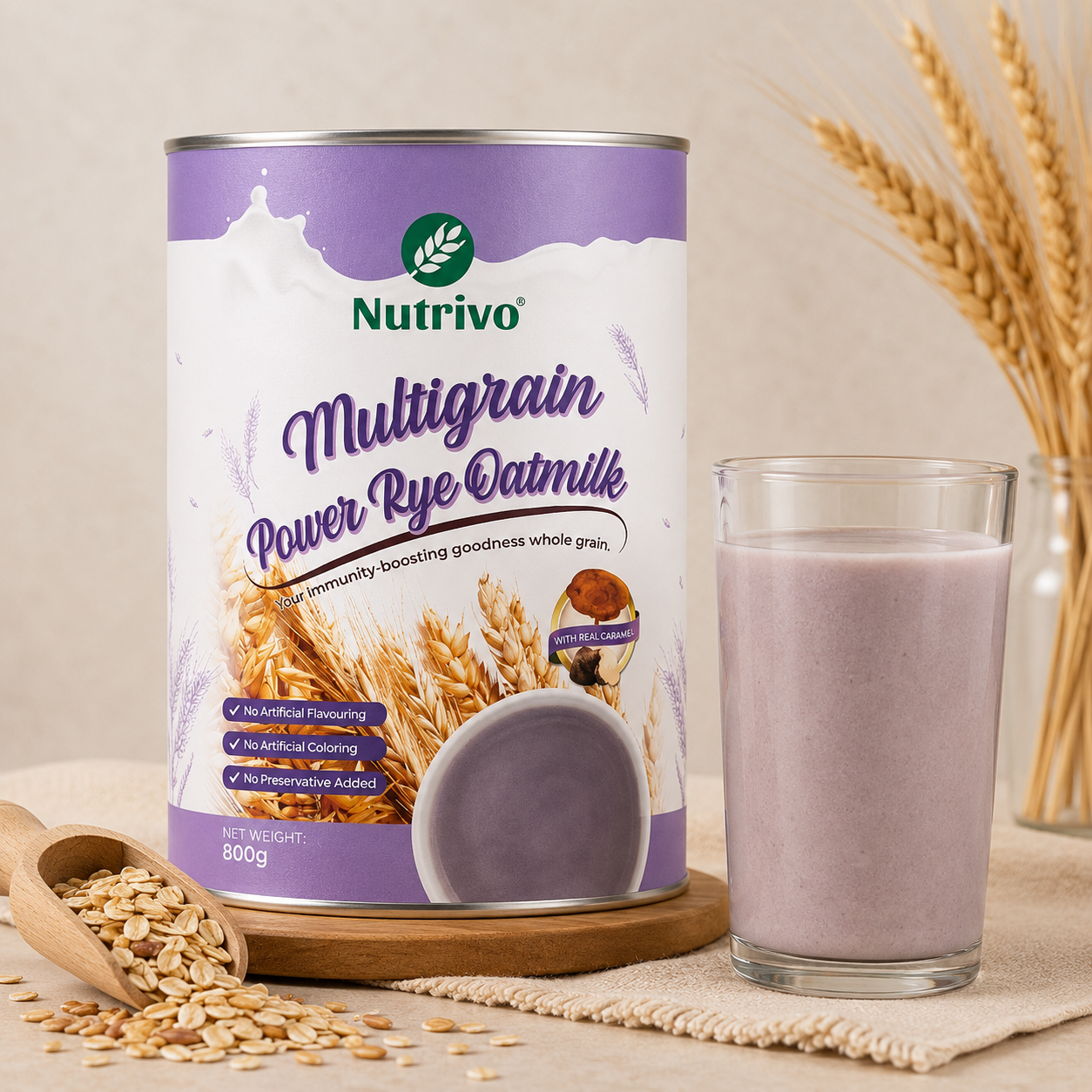 Multigrain Power Rye Oatmilk 800g