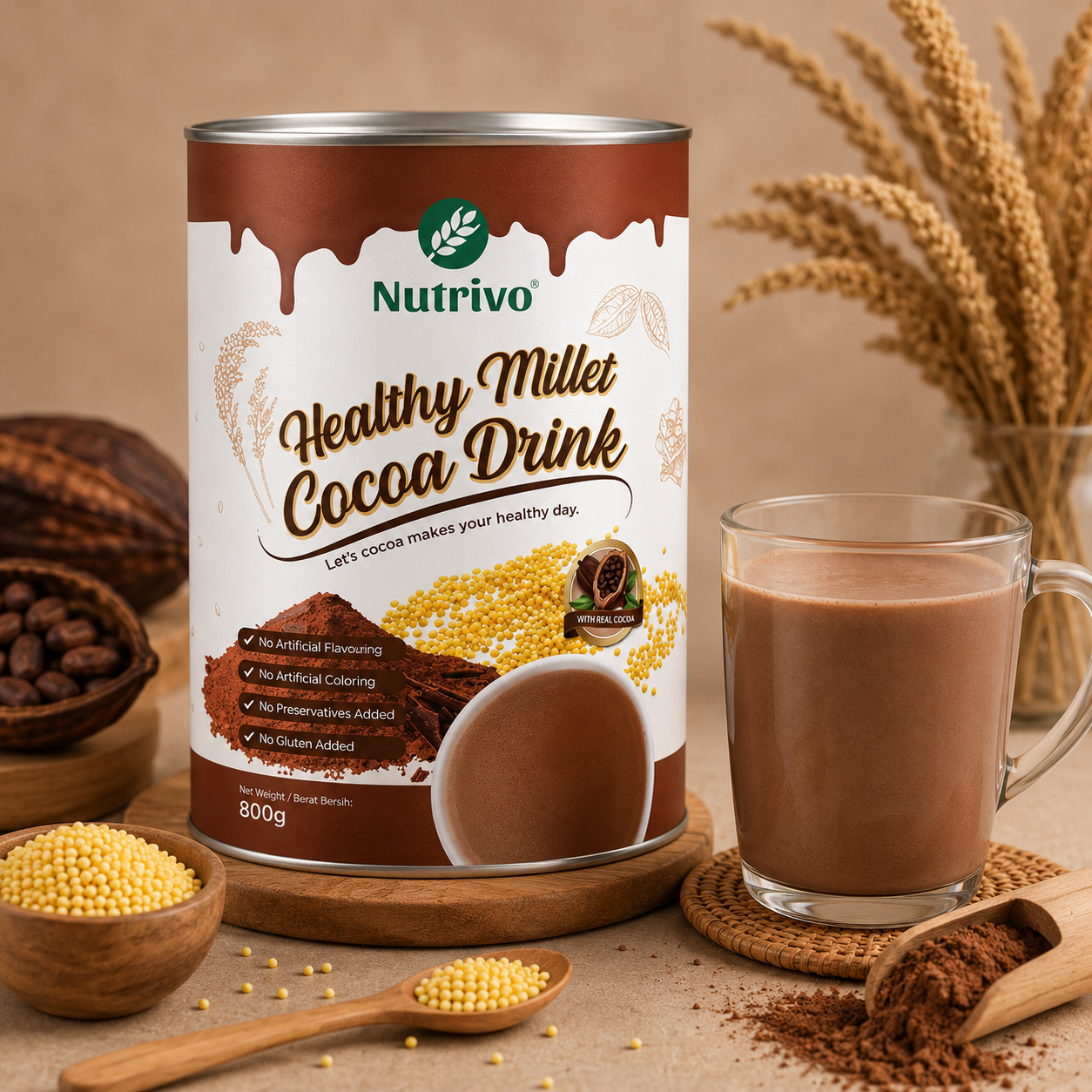 Healthy Millet Cocoa Drink 800g