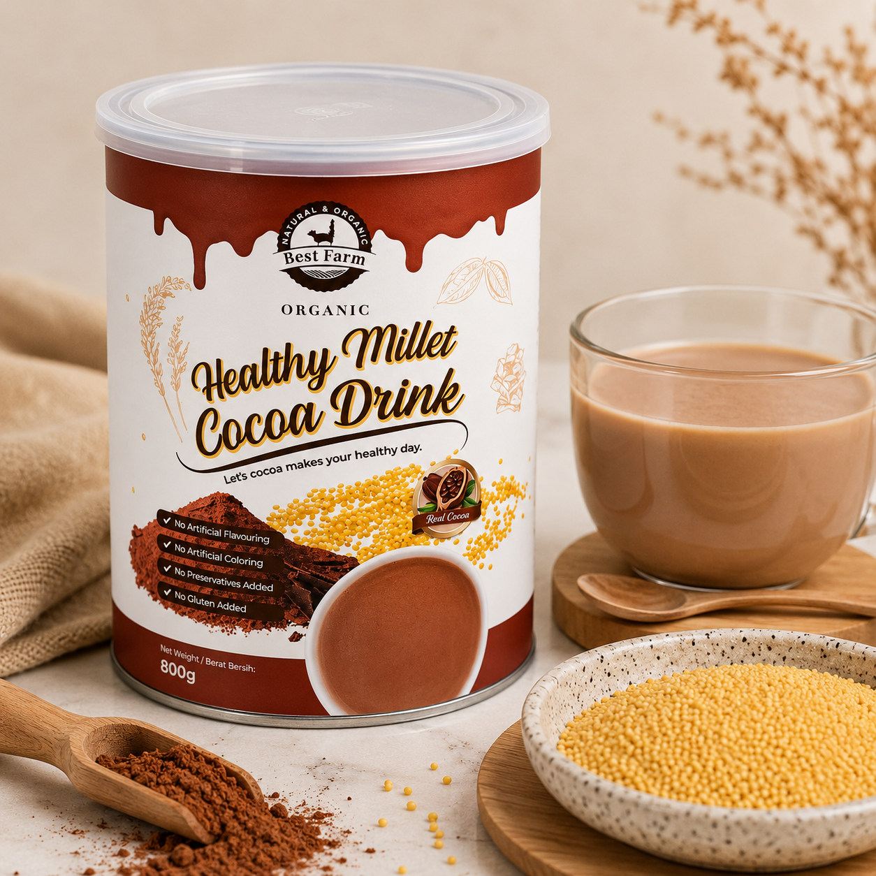 Healthy Millet Cocoa Drink 800g