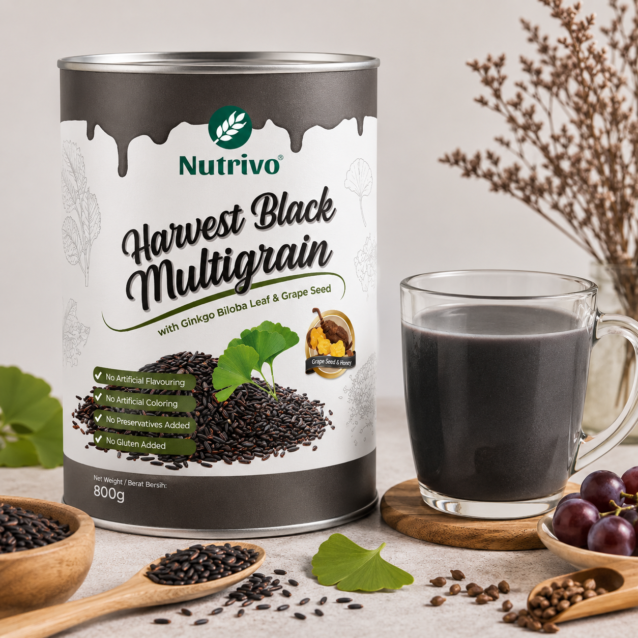 Harvest Black Multigrain 800g