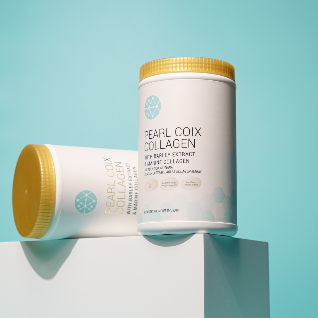 Pearl Coix Collagen 500g x 2 Btl - Free Pearl Coix Collagen 20g Sachet x 5pcs