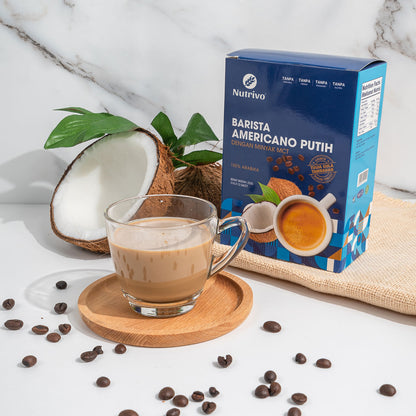 Keto Premix Coffee White Americano with MCT Oil [Buy 3 Free 1 Set]
