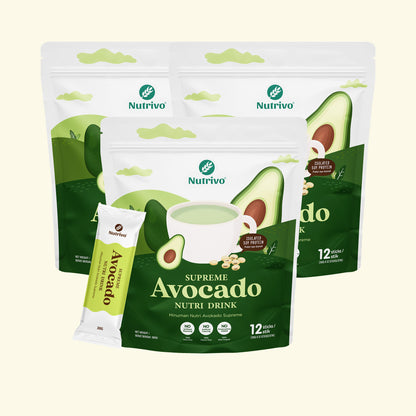 Supreme Avocado Nutri Drink 30g x 12 Sticks [ 3 Packs ]