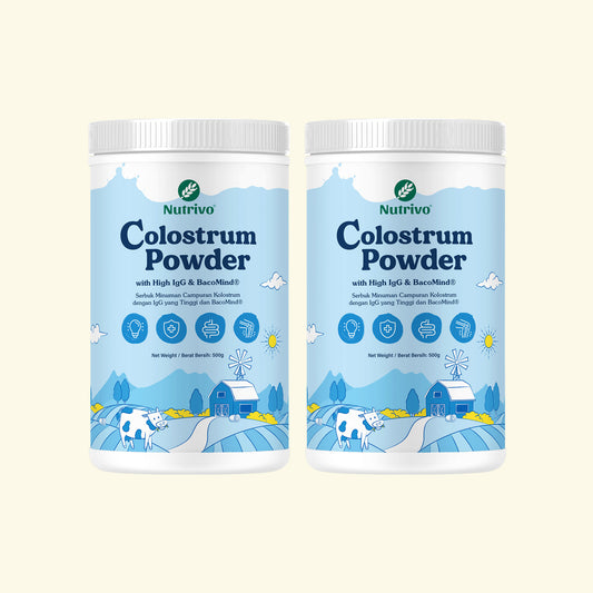Colostrum Powder with High IgG & BacoMind 500g  [2 Btl Set]
