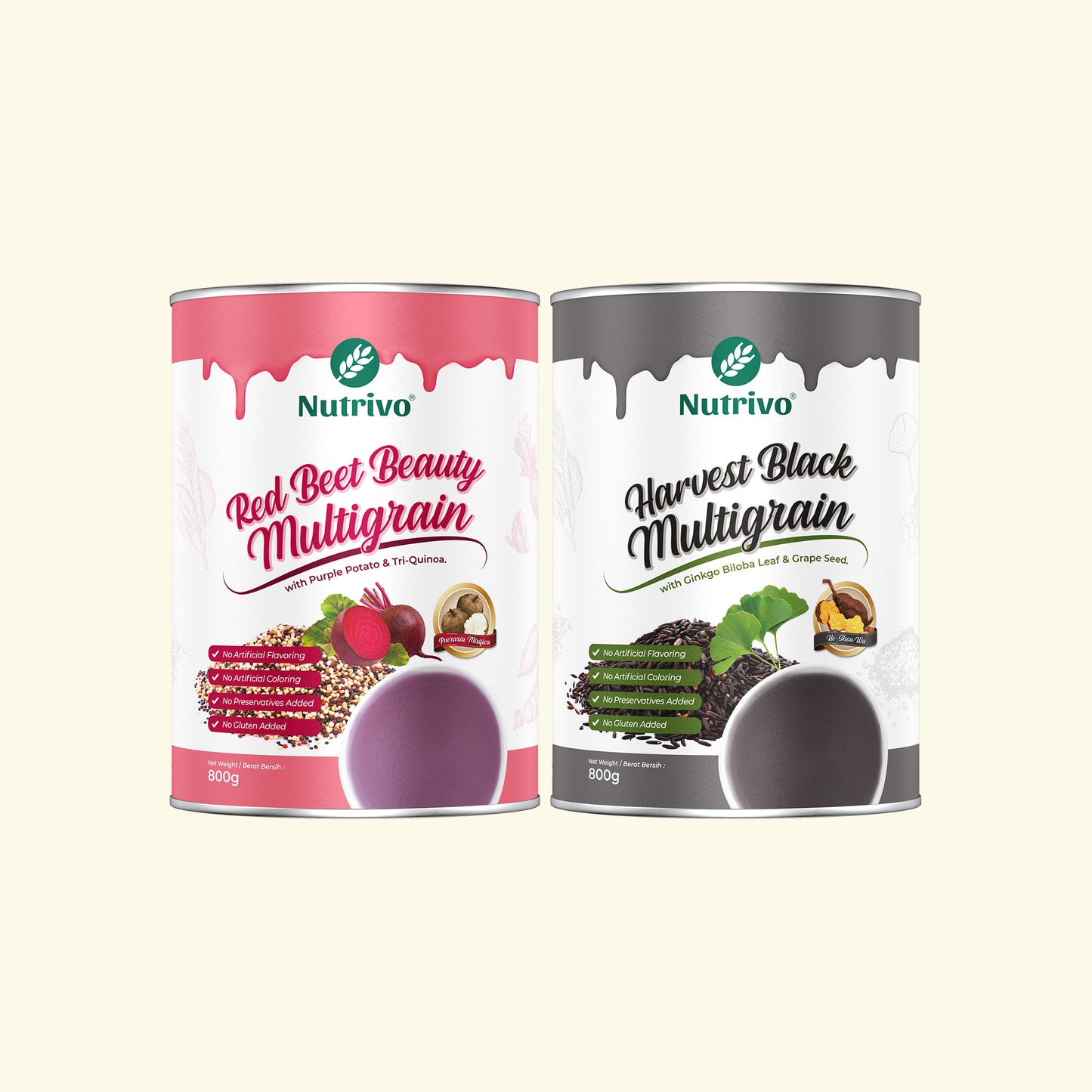 [Bundle Set] Multigrain Power Drink 800g x 2 Tins