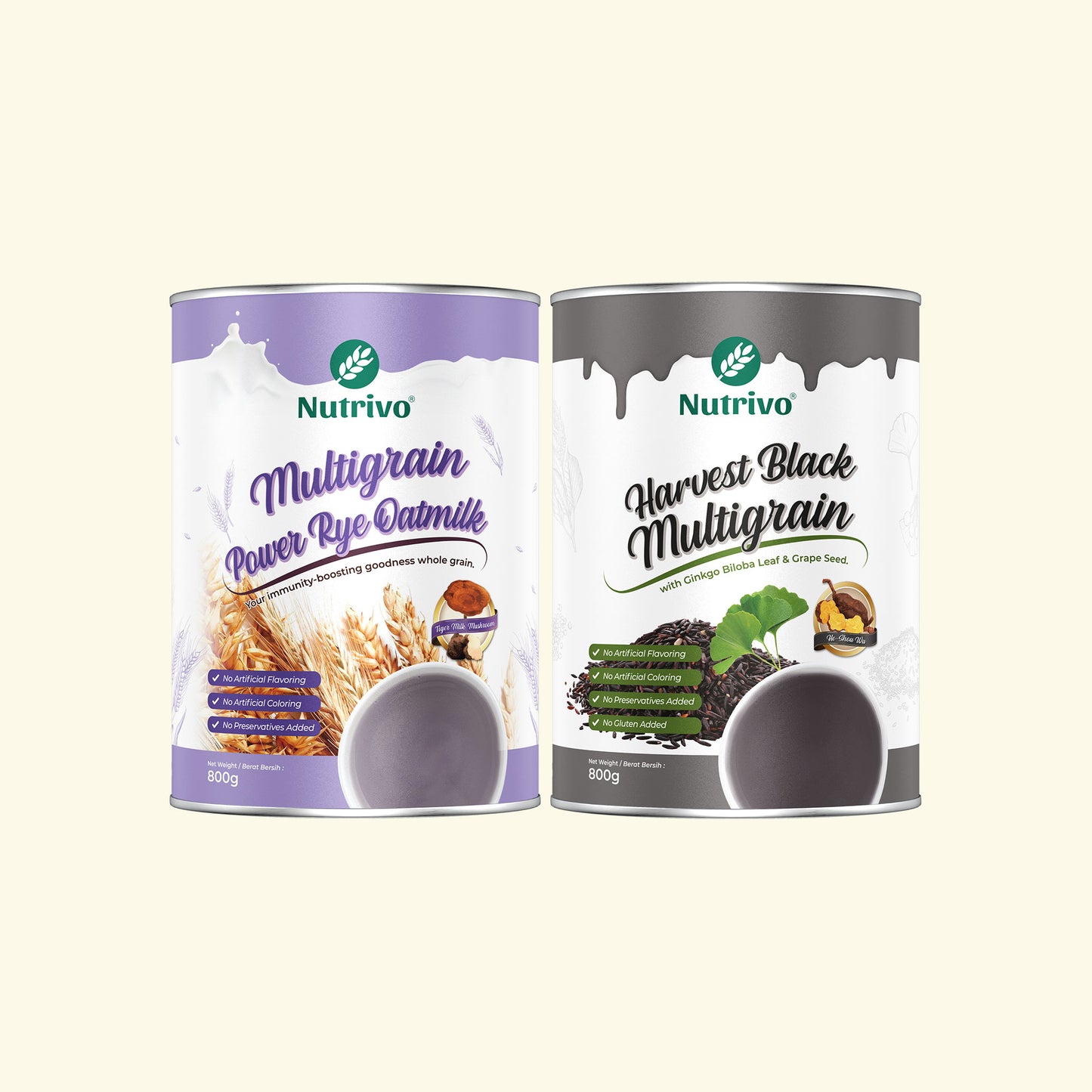 [Bundle Set] Multigrain Power Drink 800g x 2 Tins