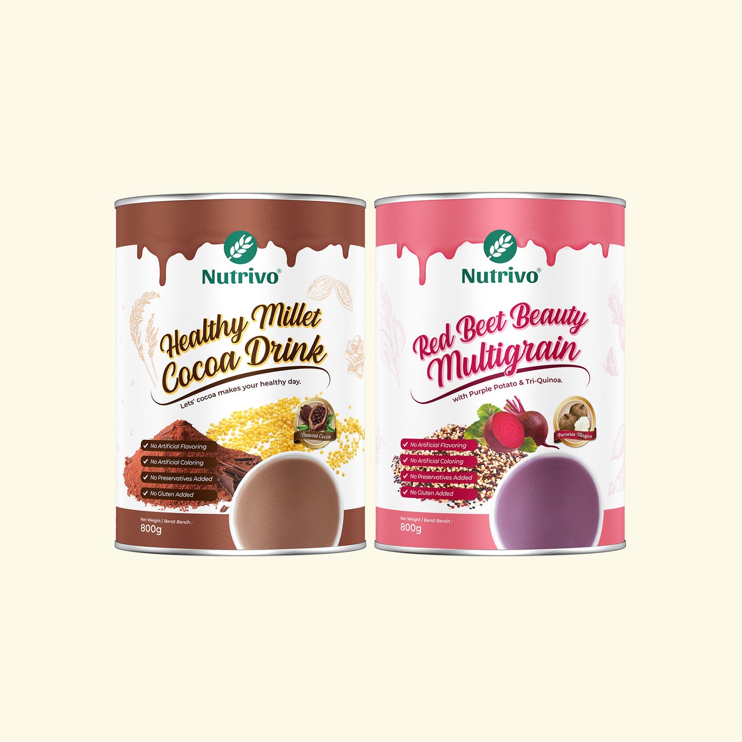 [Bundle Set] Multigrain Power Drink 800g x 2 Tins