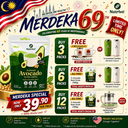 Supreme Avocado Nutri Drink 30g x 12 Sticks
