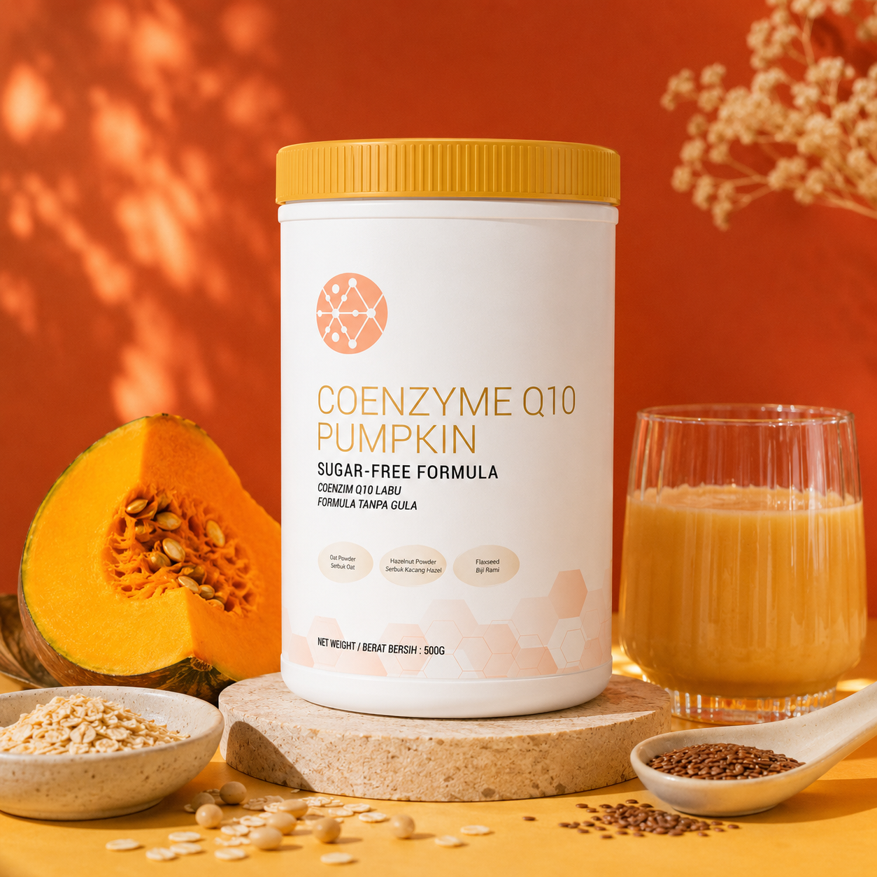 Coenzyme Q10 Pumpkin Sugar Free Formula 500g
