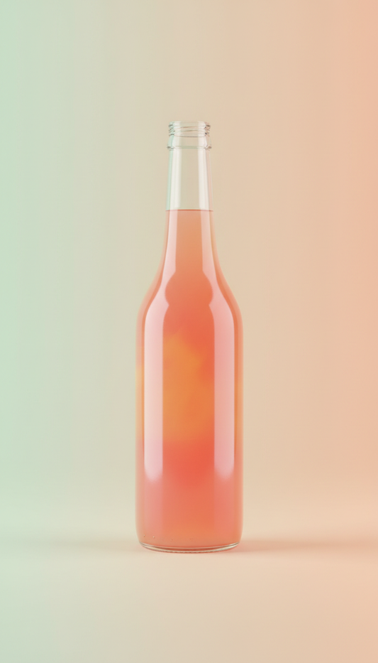 Citrus peach radiance elixir bottle